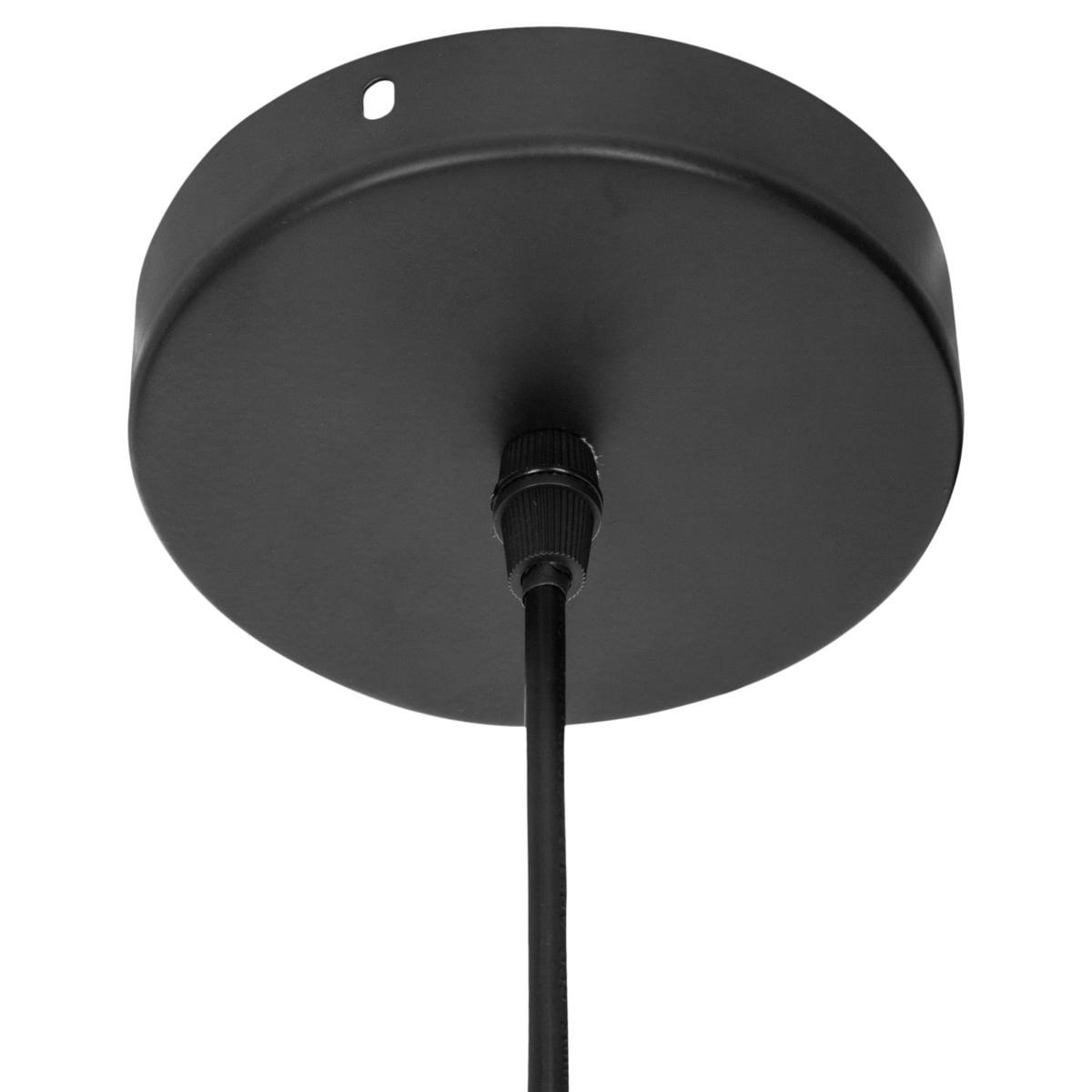 SUSPENSION METAL FILAIRE JENA NOIR D.26CM