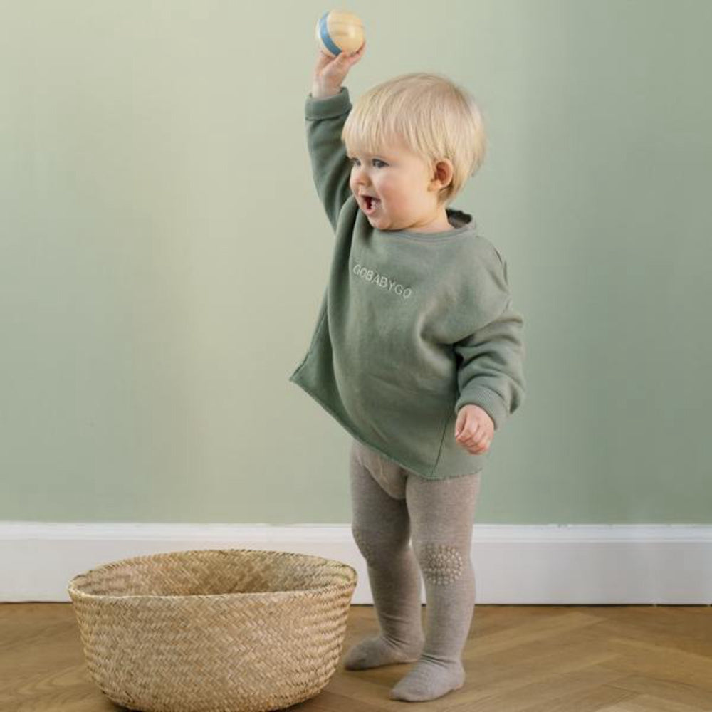 Køb Gobabygo Sand Crawling Strømpebukser Organic Bomuld