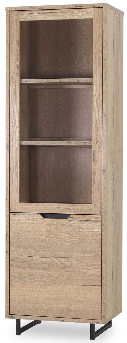 Vitrinekast Manuel - Puerto B63 x D45 x H200 cm