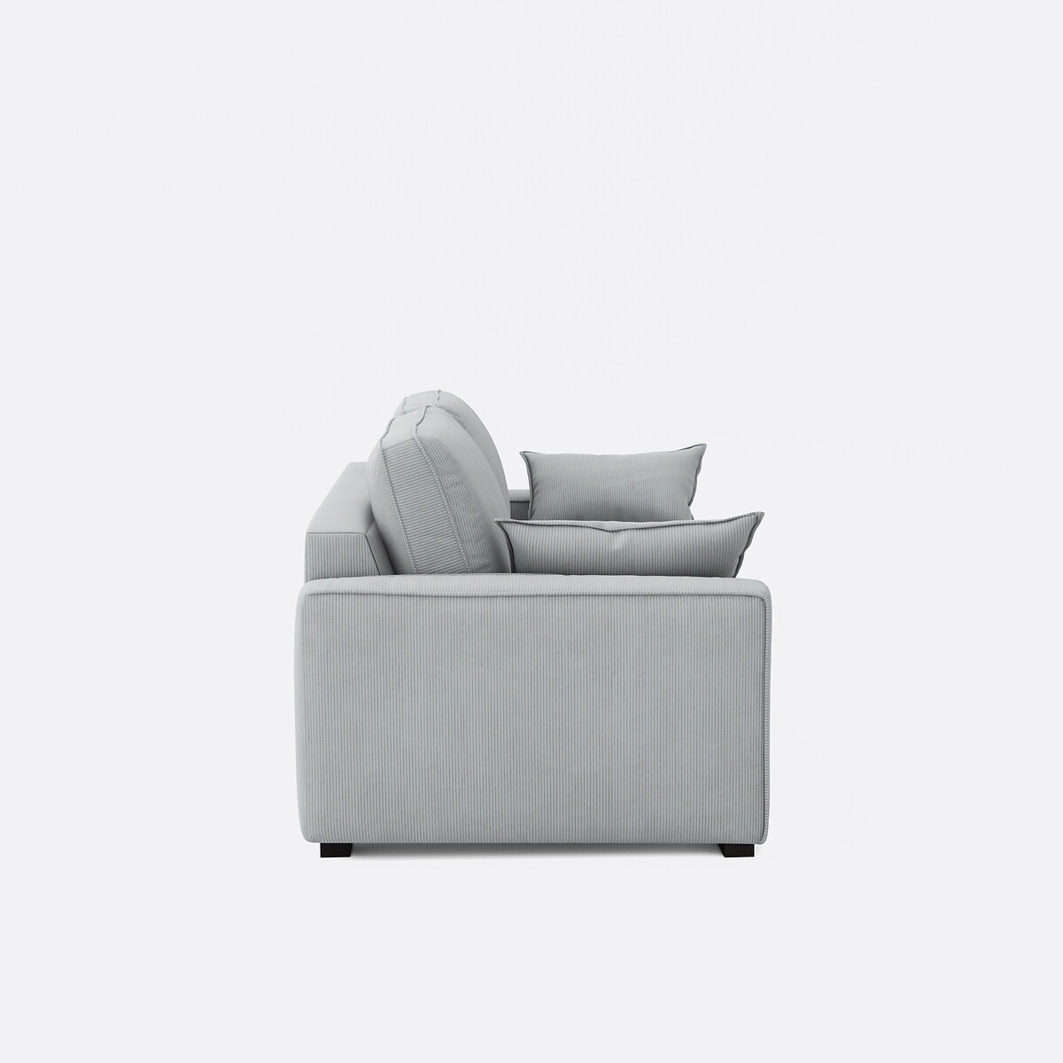 LA REDOUTE INTERIEURS<br>Sofá-cama em veludo cotelê fino, espuma, Cecilia