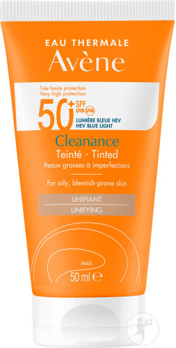 Avène Solaire IP50+ Cleanance Teinté Très Haute Protection Peau Grasse À Imperfections 50ml