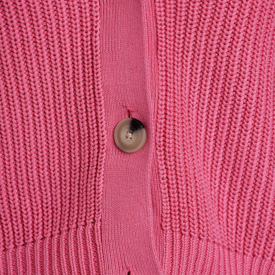 Jonas Nielsen Damen Strickjacke mit Knopfleiste pink