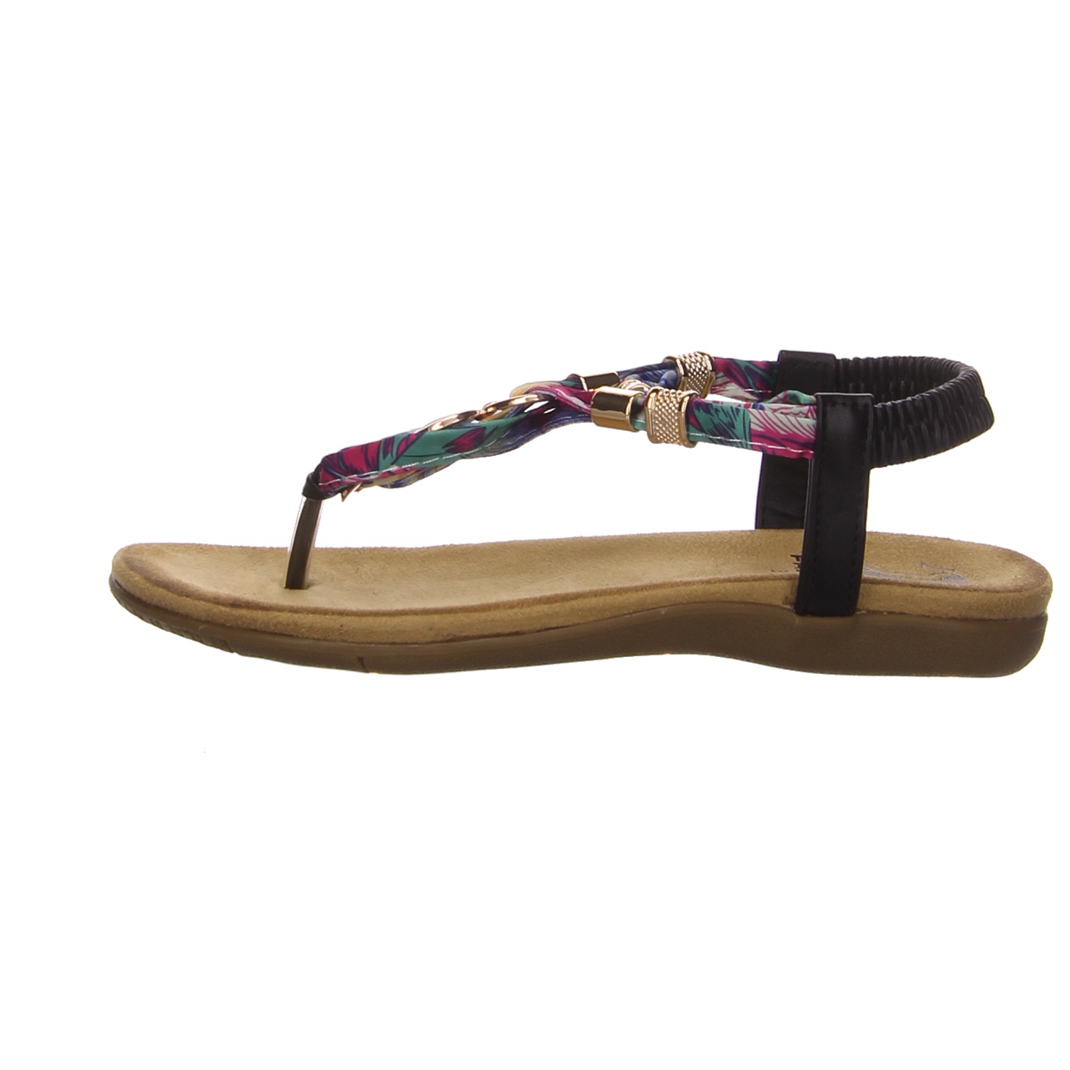 2 GO Shoes Sandale bunt schwarz