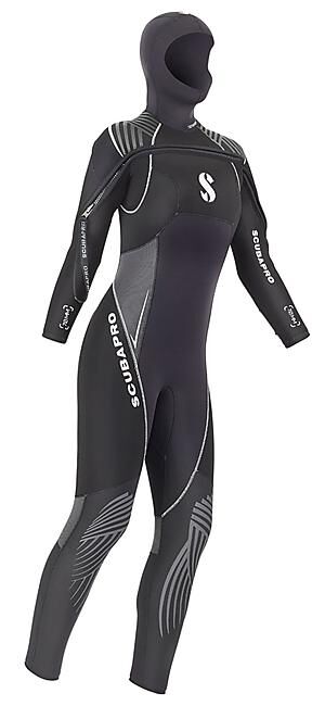 SCUBAPRO - COMBINAISON DEFINITION 7MM AVEC CAGOULE FEMME