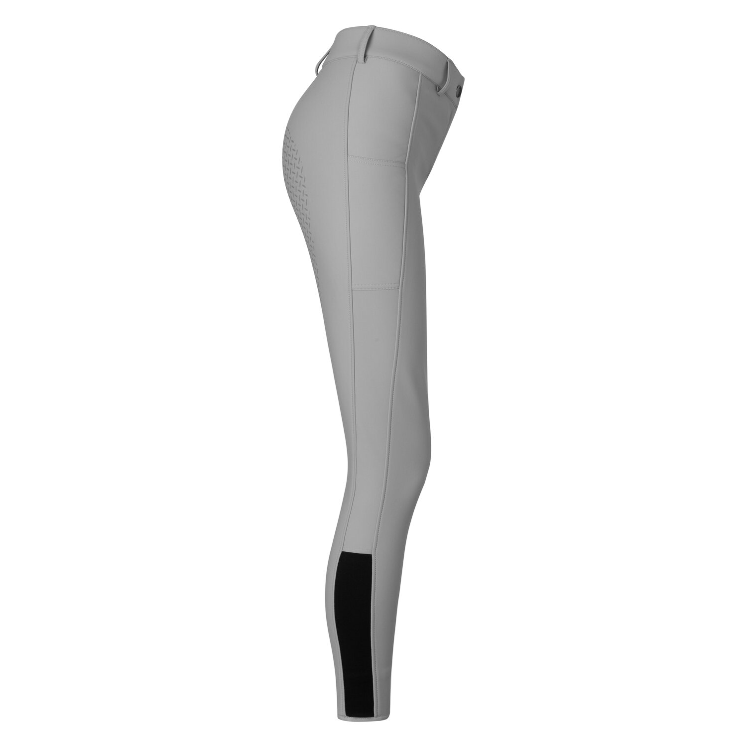 black forest Softshell Grip-Vollbesatz-Reithose  - steel grey