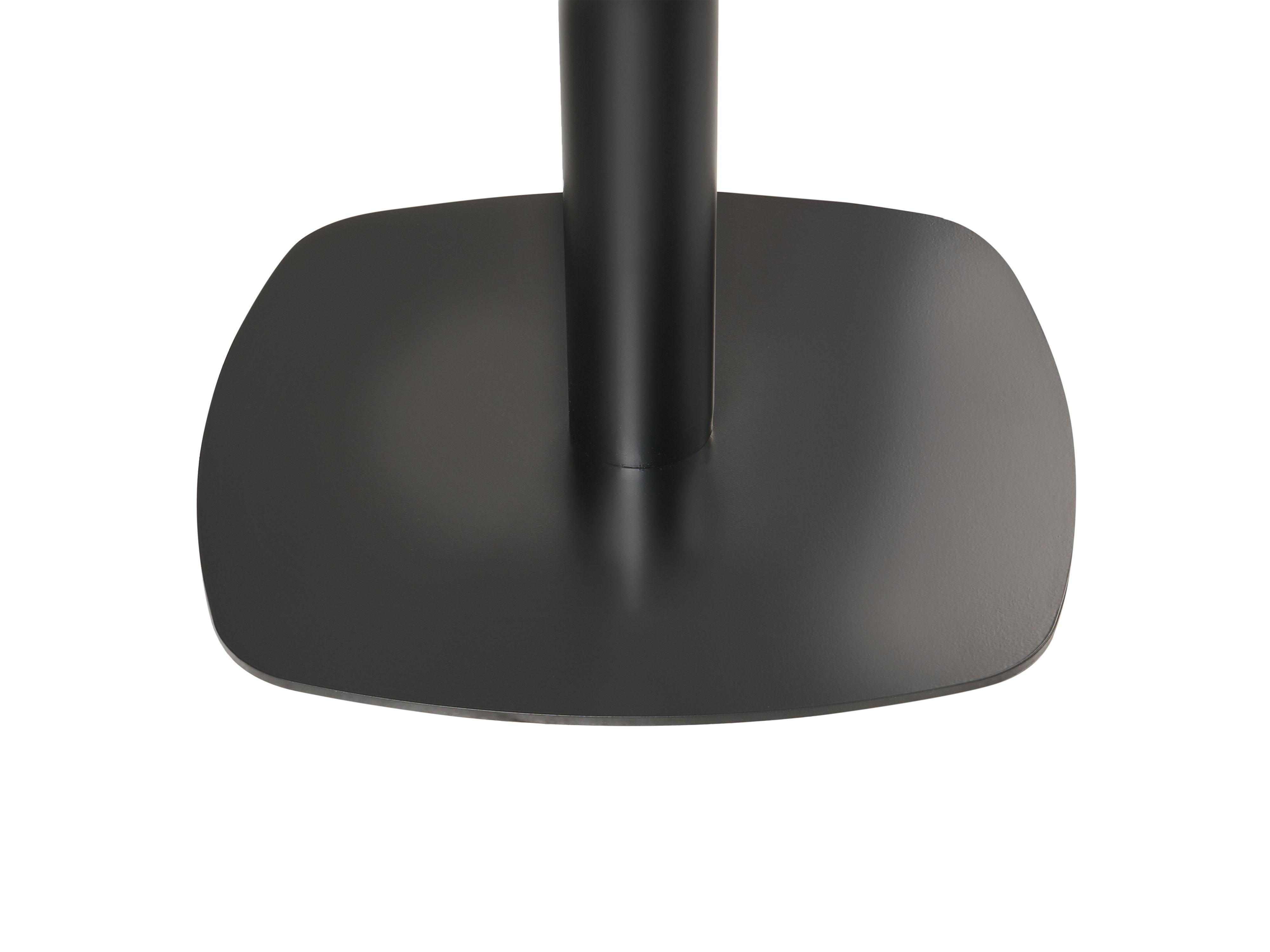 Statafel MORELLA Zwart/donkerbruin 60 cm 60 cm