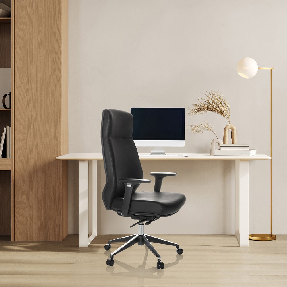Profi Chefsessel VITORO ECO Kunstleder mit Armlehnen (höhenverstellbar) hjh OFFICE