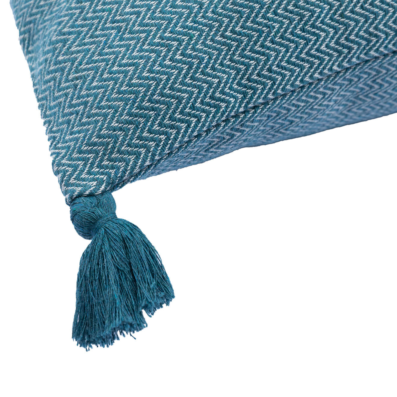 Febronie Housse de coussin Stockholm bleu pétrole - 60x40 cm