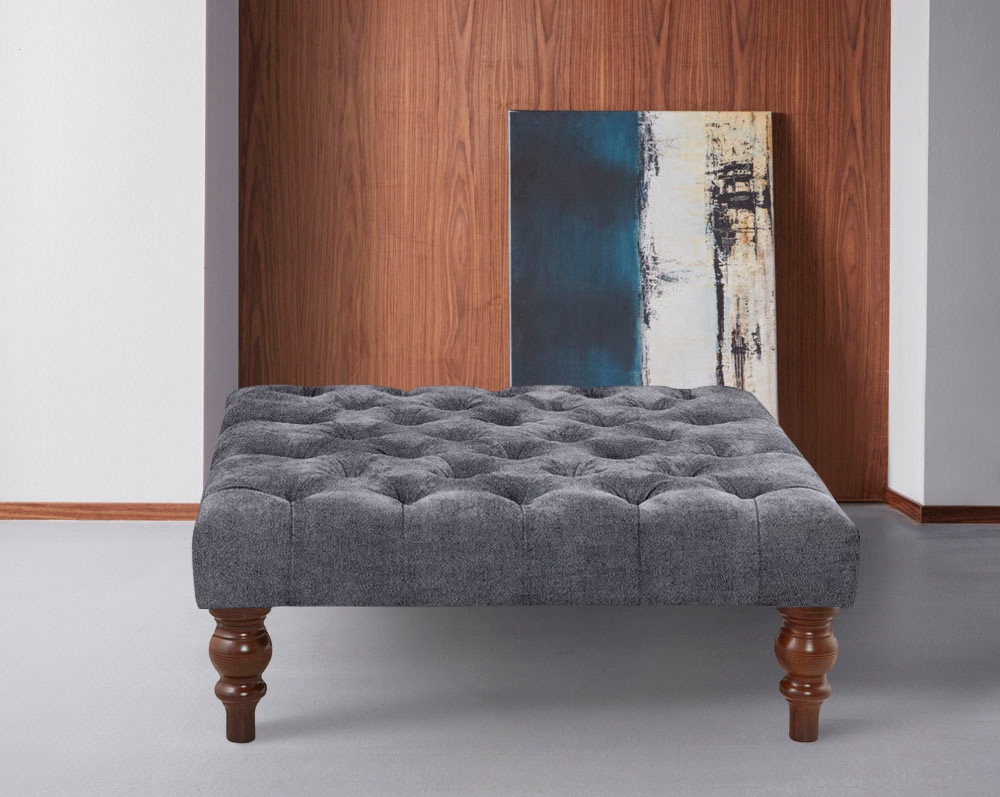 Home affaire Polsterhocker »Chesterfield« mit Knopfheftung , auch in Leder