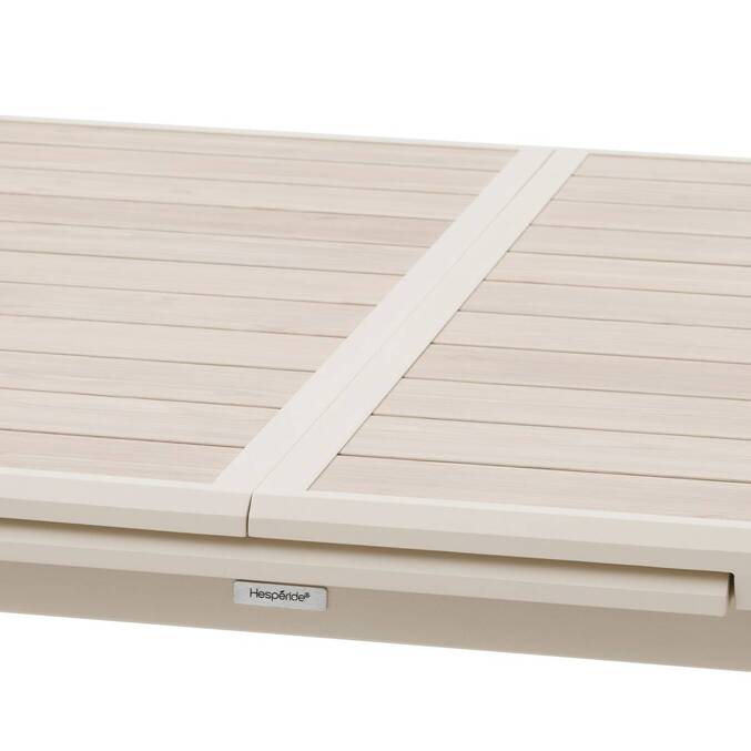 Table de jardin extensible AXIOME Lin & Argile