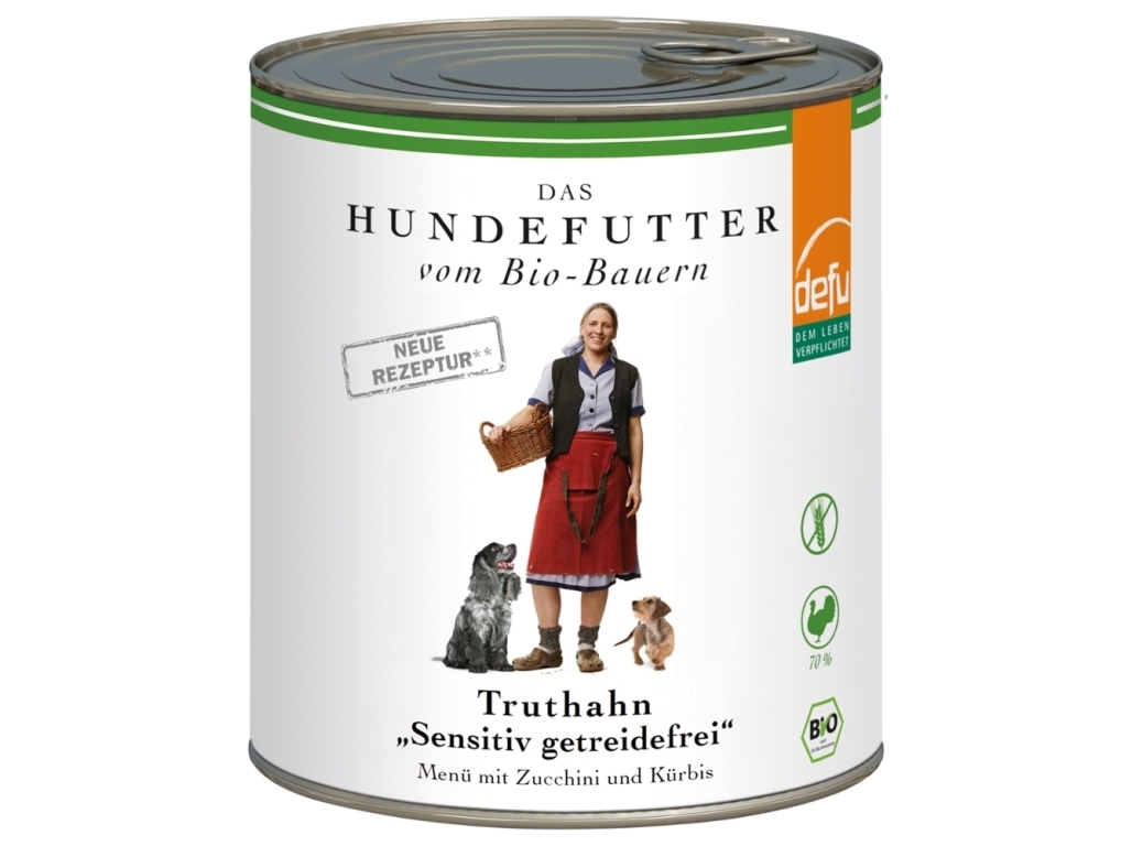 COMIDA HÚMIDA BIO CÃO DEFU SENSITIVE PERU 800G