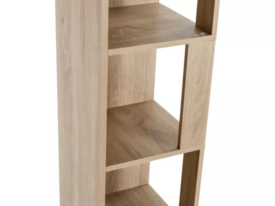 Etagère d'angle Fiyi 5 trous couleur chêne