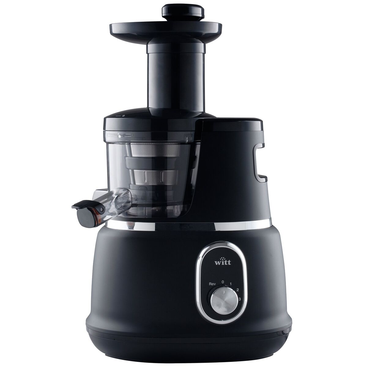 Premium slow juicer, svart