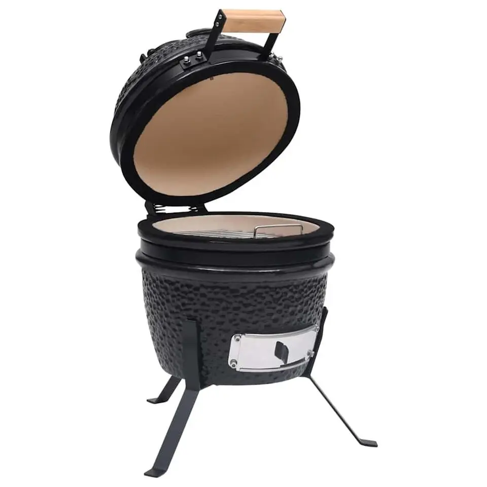 vidaXL - Rokersbarbecue - Zwart - Keramiek