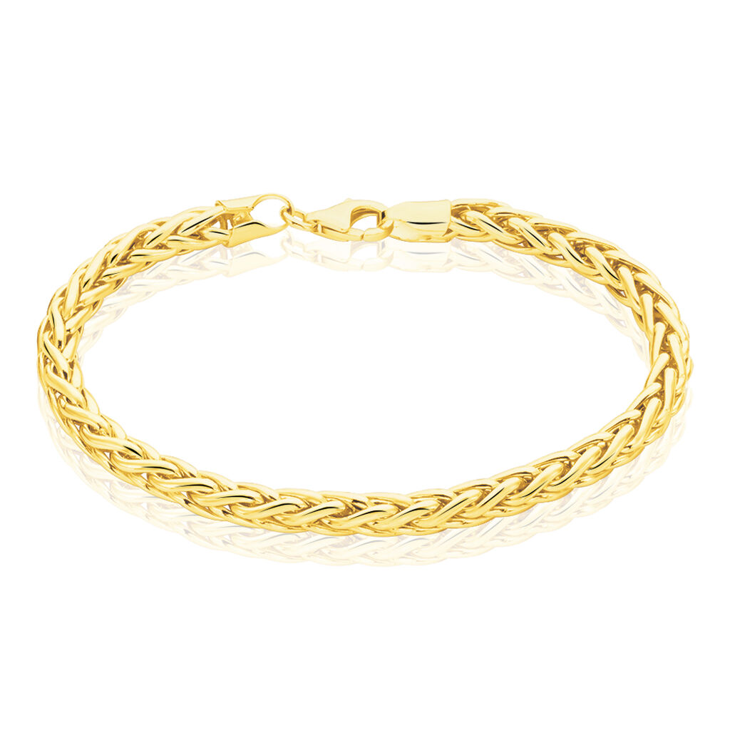 Bracelet Jayna Maille Palmier Or Jaune