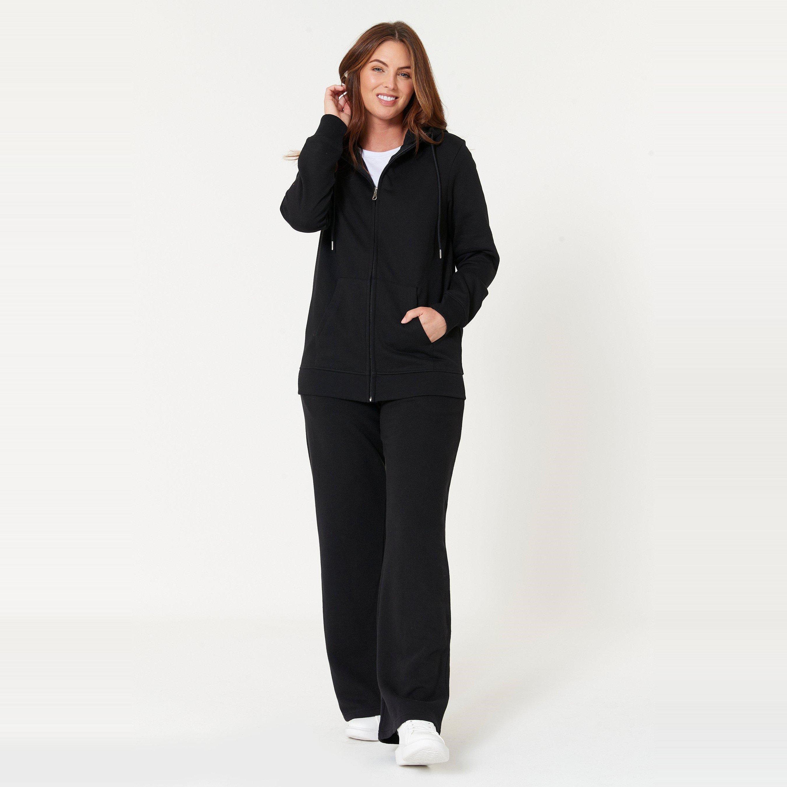 Be You Ladies Zip Through Longline Hoodie