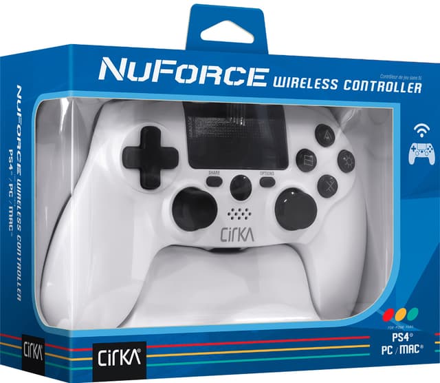Hyperkin Cirka NuForce WLC PlayStation 4 trådløs kontroller (hvid)