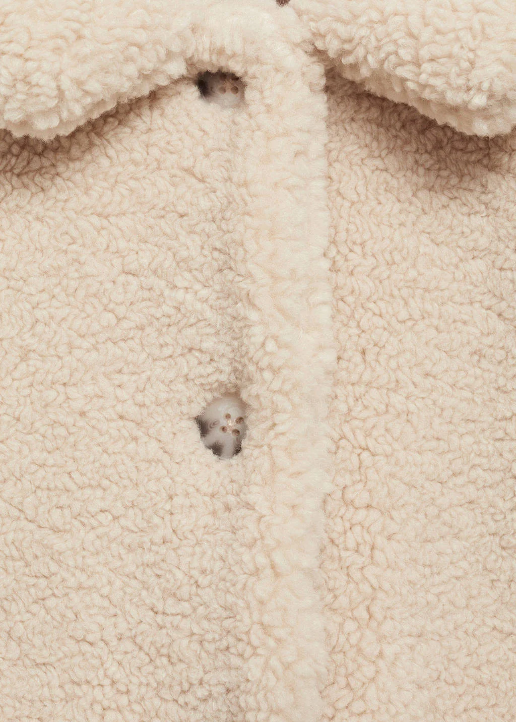 MANGO TEEN teddy jas beige