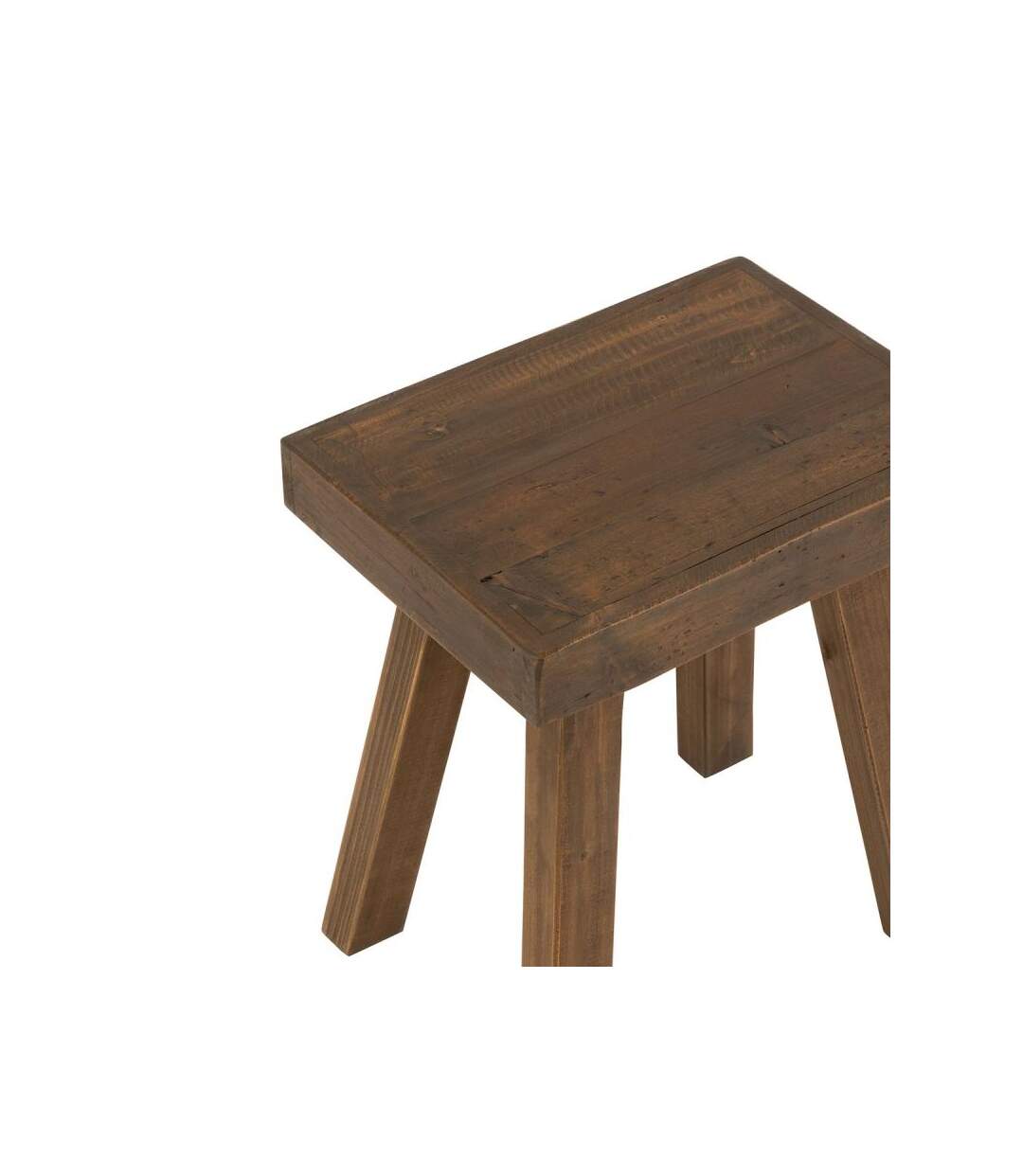 Paris Prix - Tabouret Design En Bois basique 46cm Marron