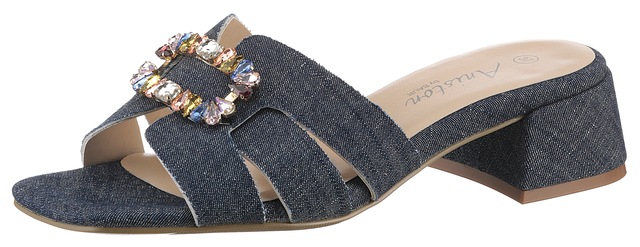 Aniston SHOES Pantolette  , Sommerschuh, Festtagsschuh, Blockabsatz - NEUE KOLLEKTION