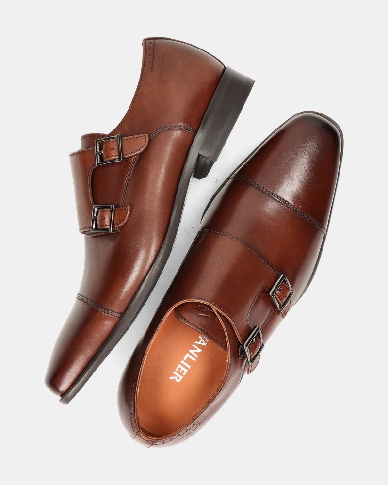 Van Lier Rhodes Lage nette schoenen  - cognac
