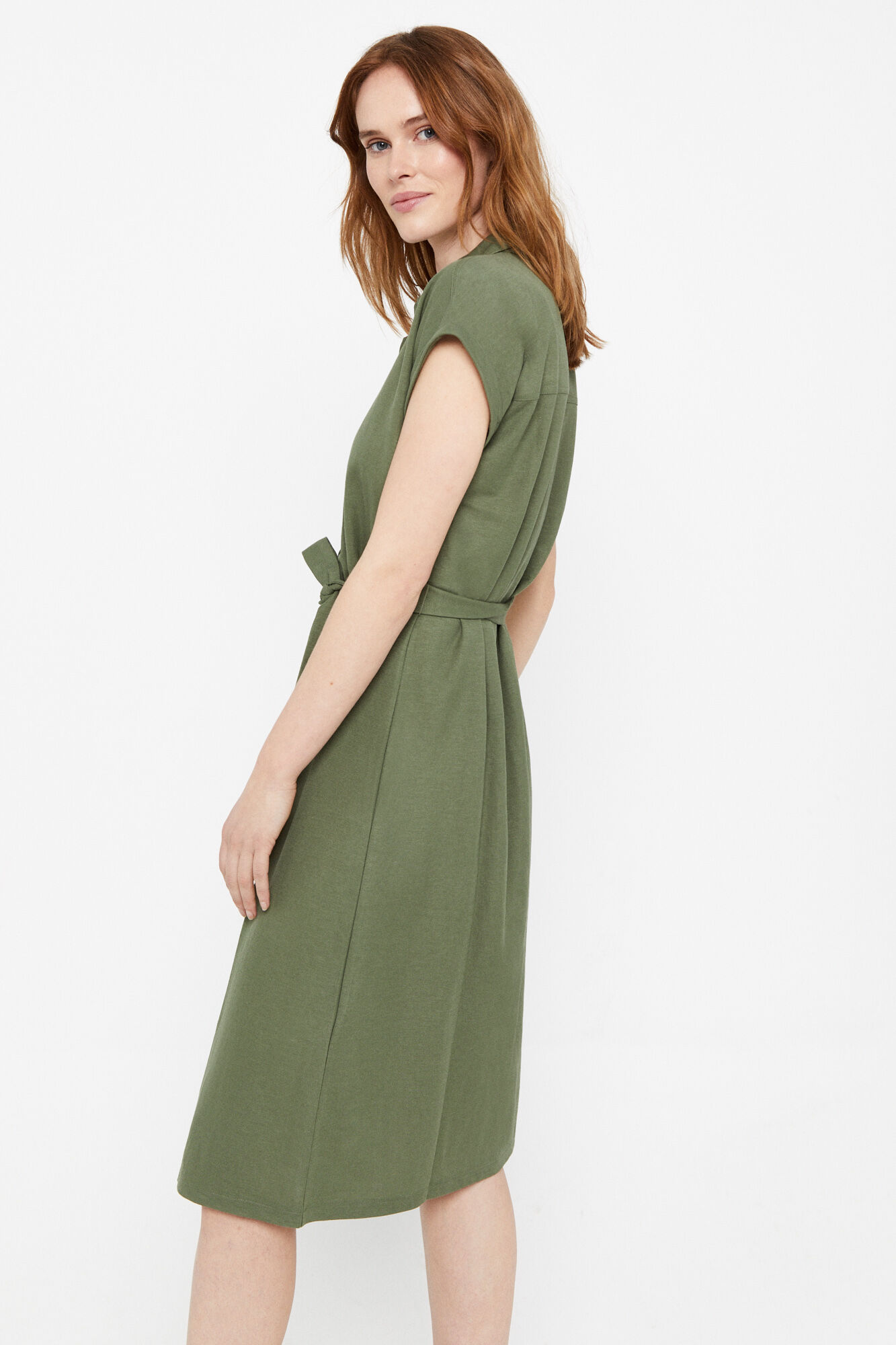 Vestido polo piqué - Verde