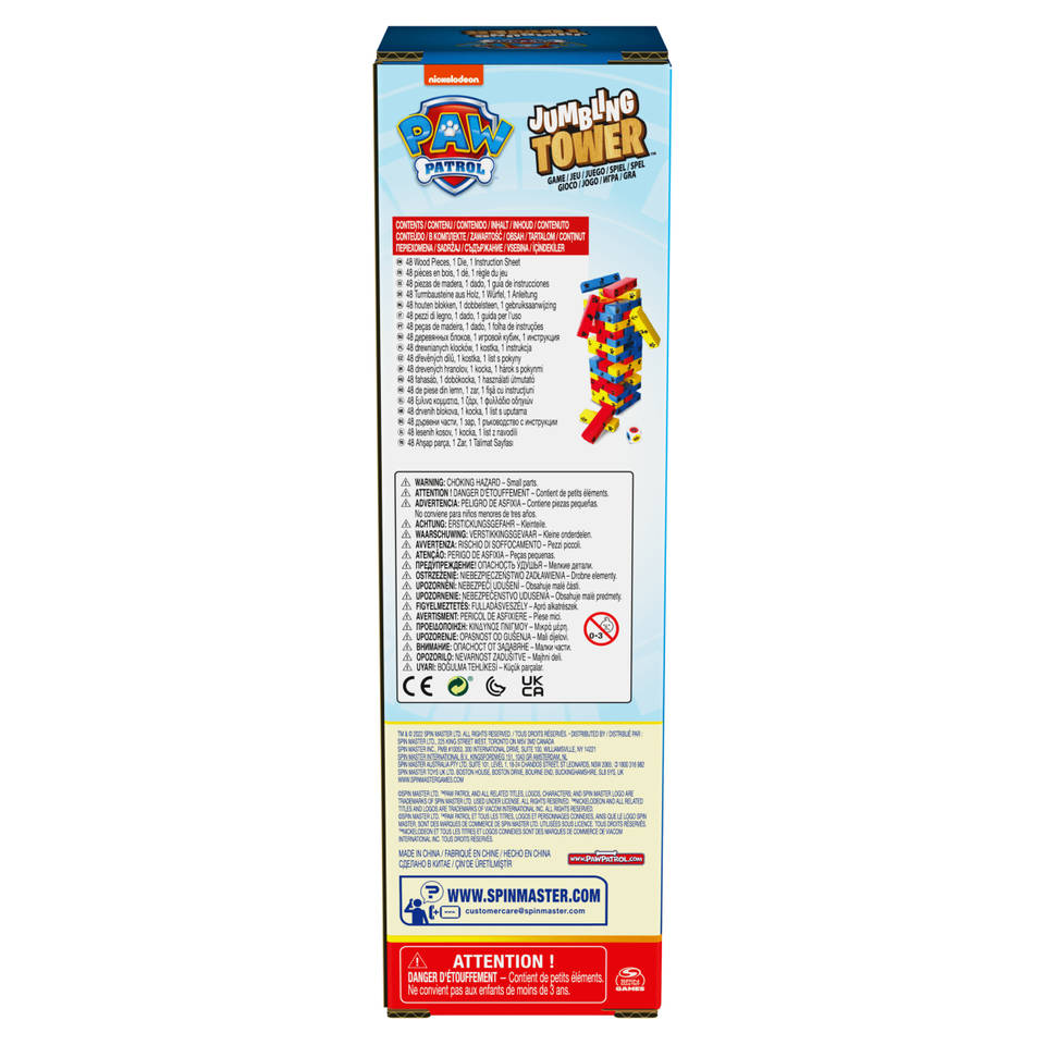 PAW Patrol Jumbling Tower spel