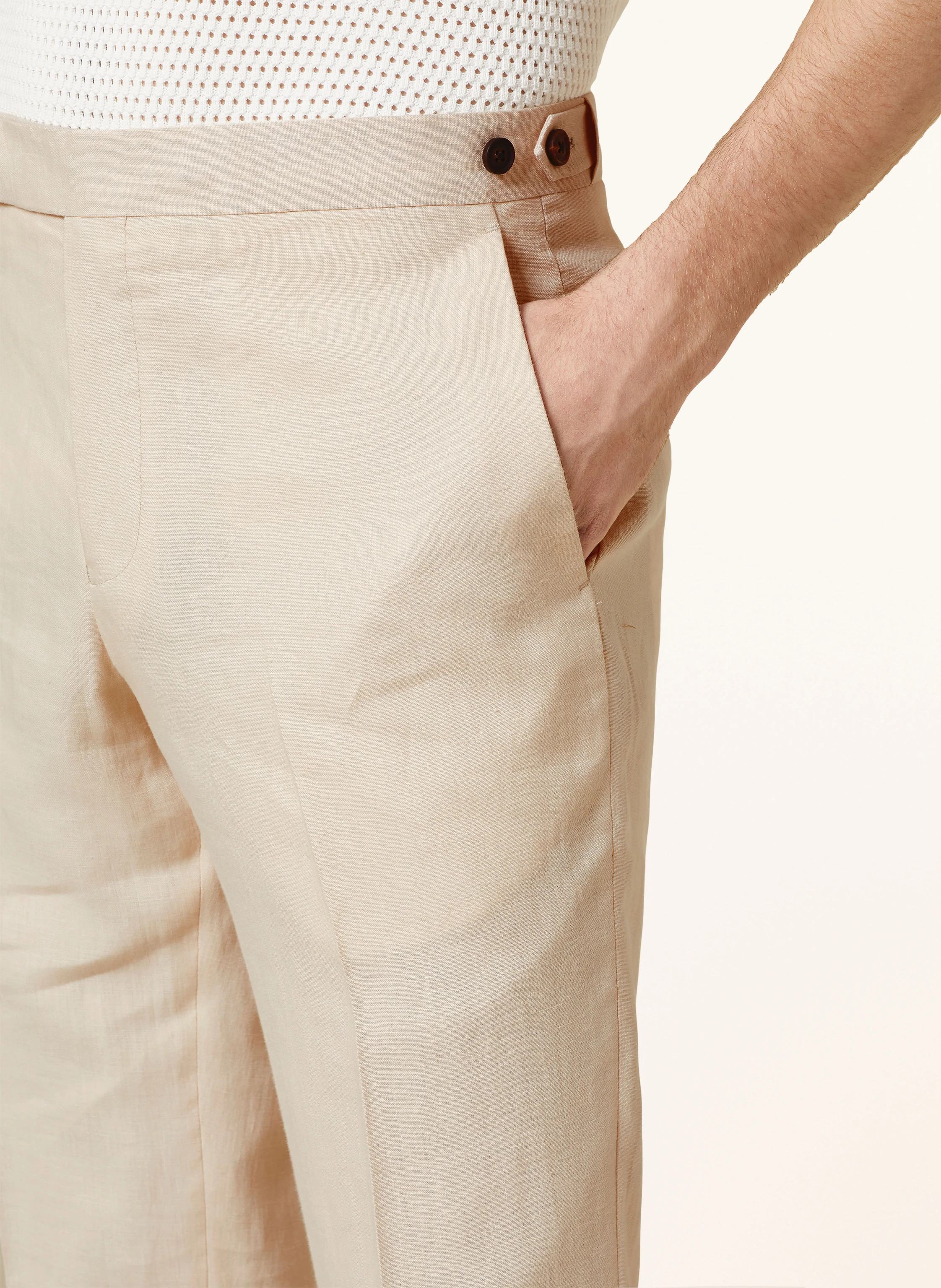 REISS Leinenhose KIN Slim Fit