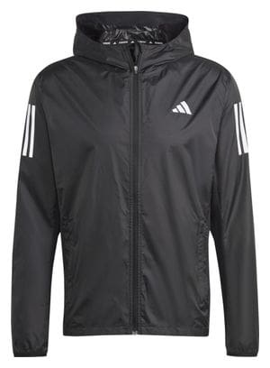 Veste coupe-vent adidas Performance Own The Run Noir