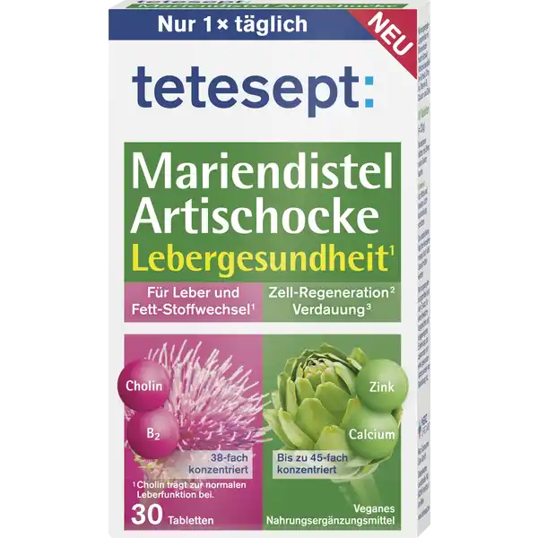 Mariendistel Artischocke Tabletten