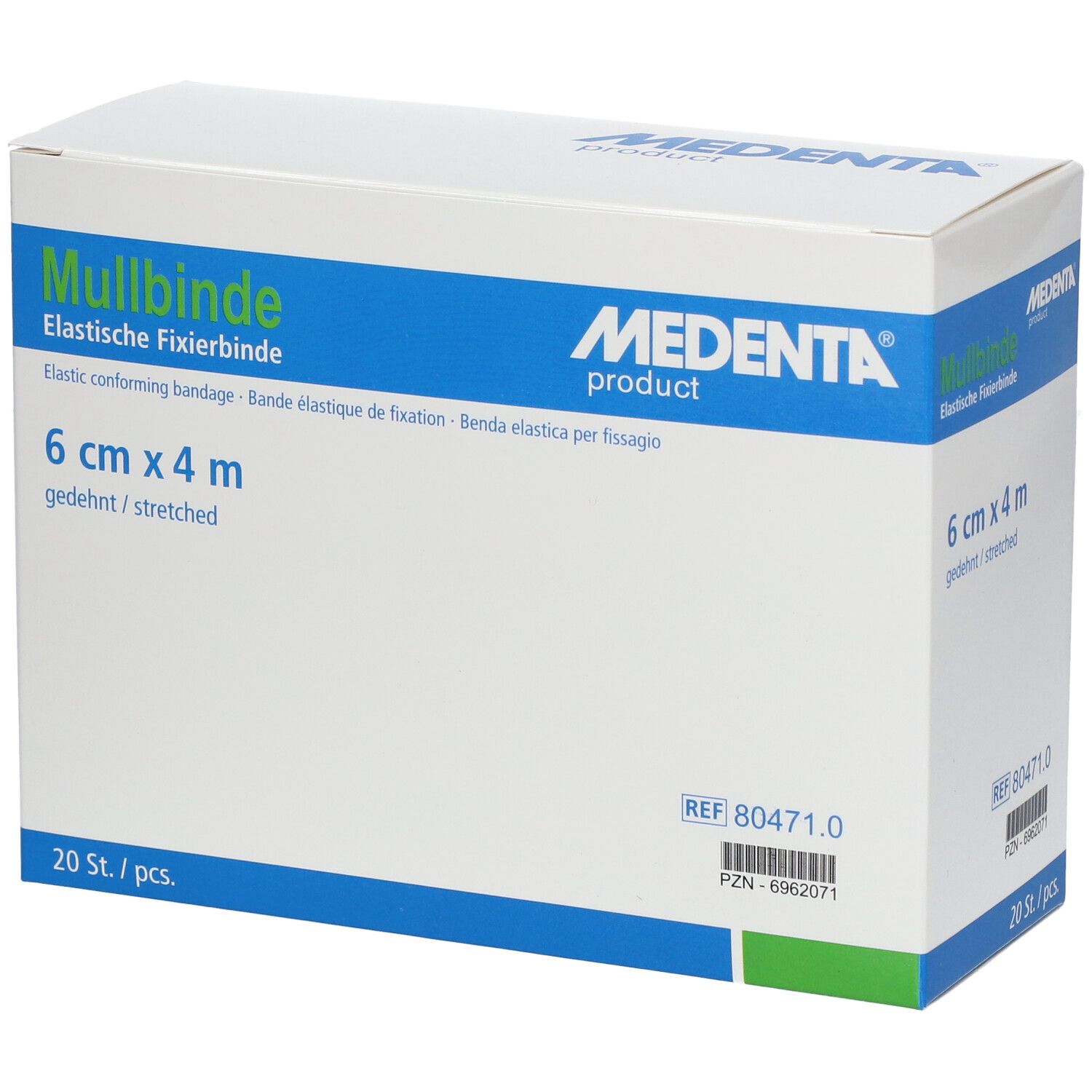 Mullbinden elastisch 6 cm x 4 m