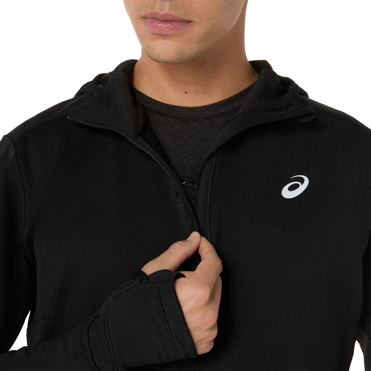 ASICS Road Winter Longsleeve Hoodie Heren