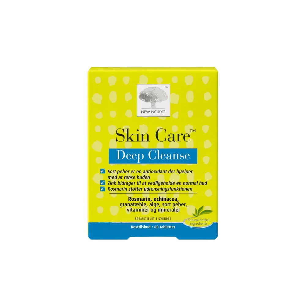 New Nordic Skin care Deep cleanse - 60 tab