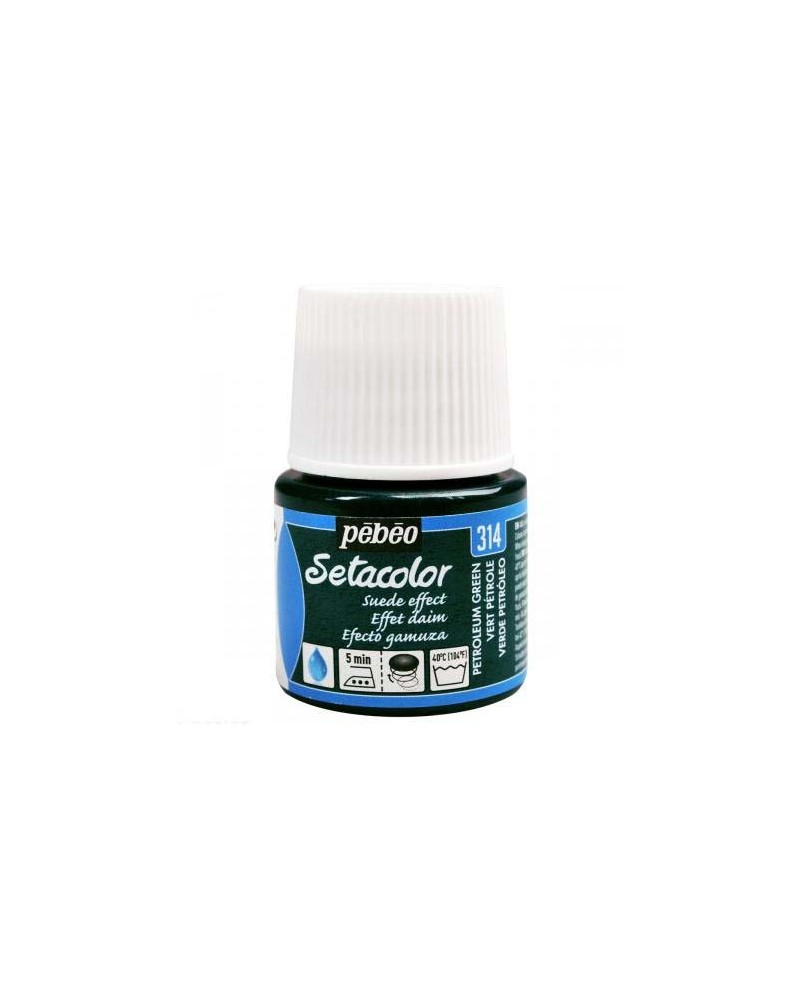 Setacolor effet daim Vert petrole