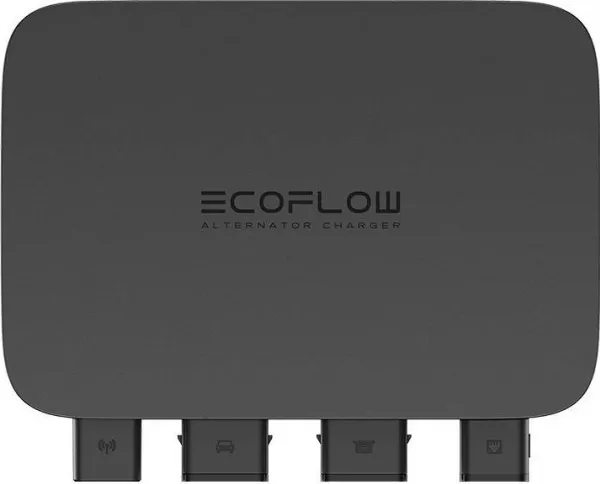 EcoFlow Power Hub Alternator Charger, Adapter, Sort, EcoFlow, DELTA Pro DELTA 2 Max DELTA Max 2000 DELTA 2, 242 mm, 194 mm