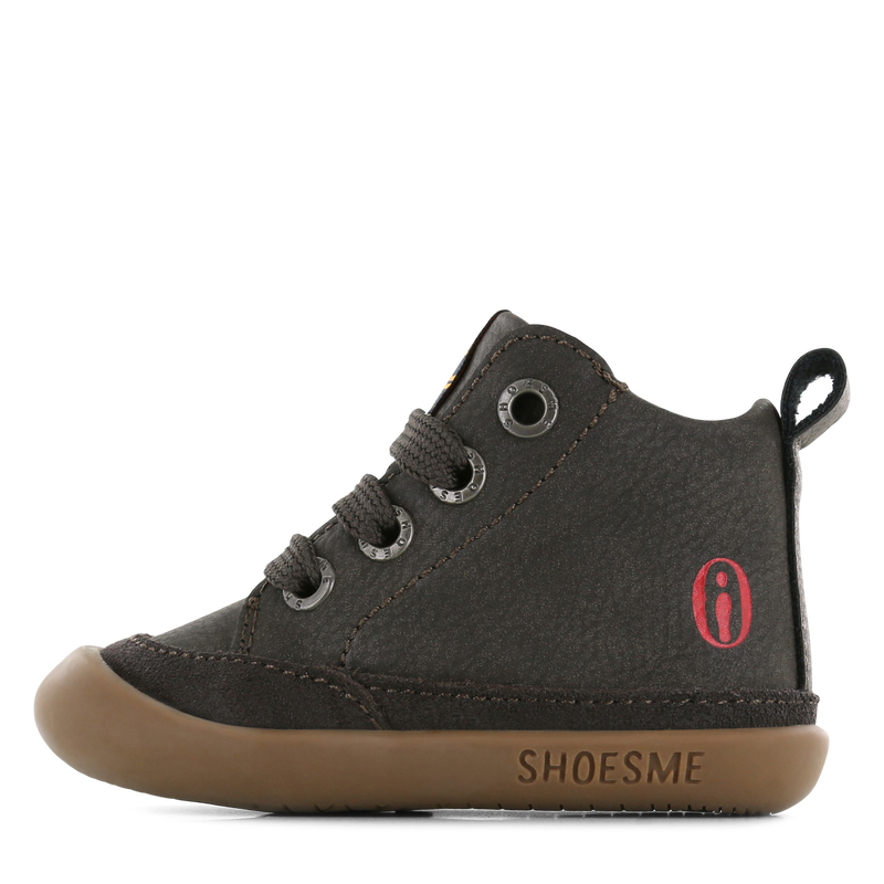 Shoesme donkerbruine bootie Leer, Microleer | Sale