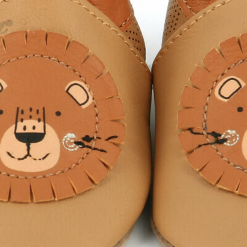Robeez Robeez chaussons Grooar camel