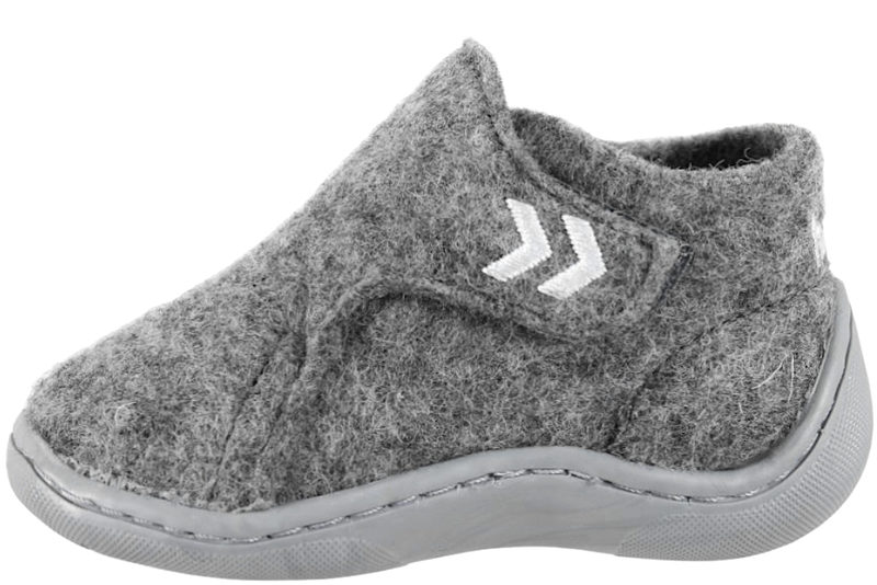 HUMMEL WOOL SLIPPER INFANT GRAY ULDHJEMMESKO