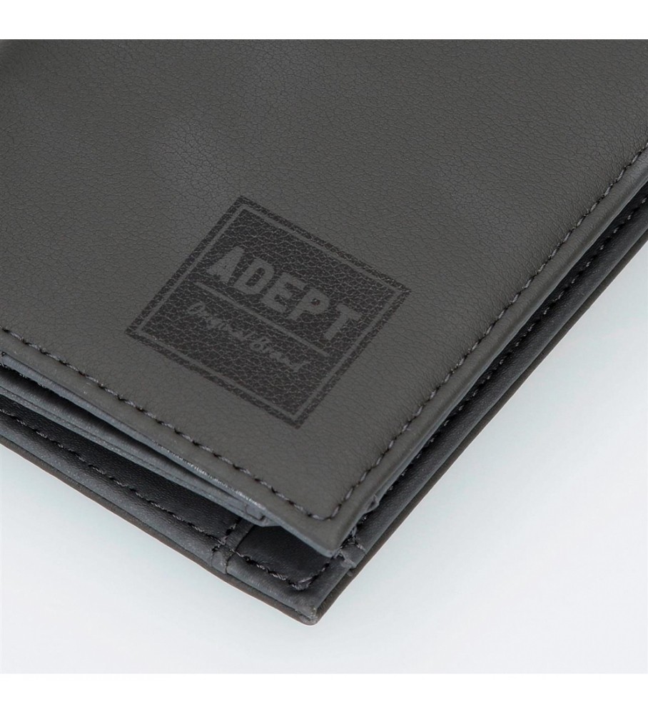 Carteira Joumma Bags Adept Mark Simple Cinza