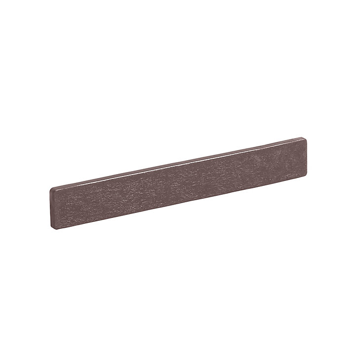 Embouts de finition lame de terrasse Neva chocolat (x 10)