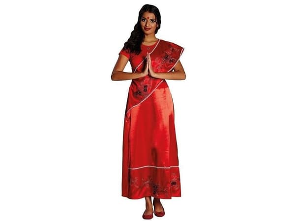 Indisk dame kostume