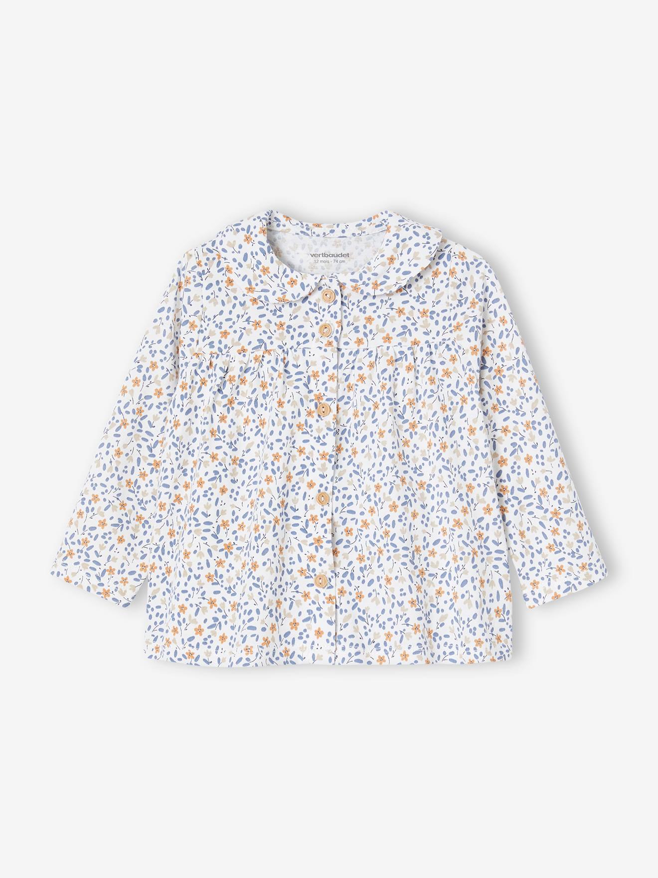 Conjunto de 3 peças para bebê menina, composto por camiseta, shorts de veludo cotelê e faixa de cabelo, na cor natural.