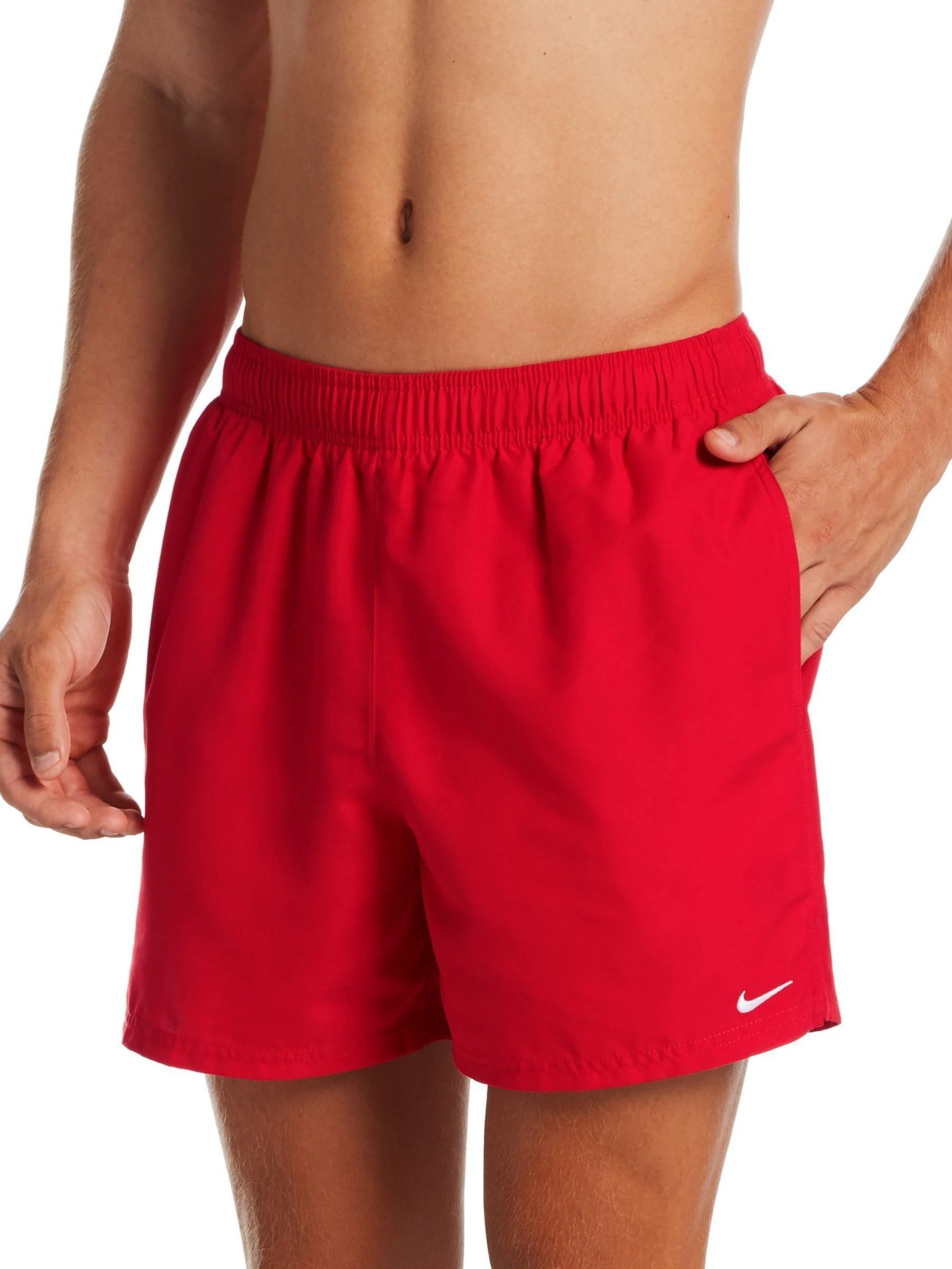 Rood - 5 inch - Nike Essential volley-zwemshort