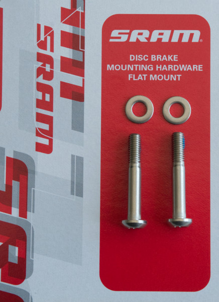 SRAM Flat mount bolte T25 - 32 mm Titainium