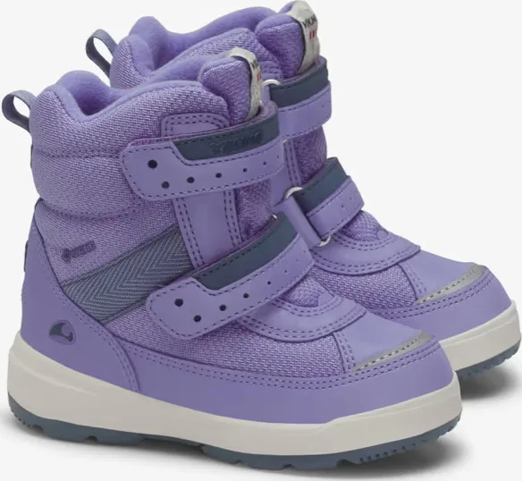 Viking Footwear Kids' Play Reflex Warm GORE-TEX Violet/Denim