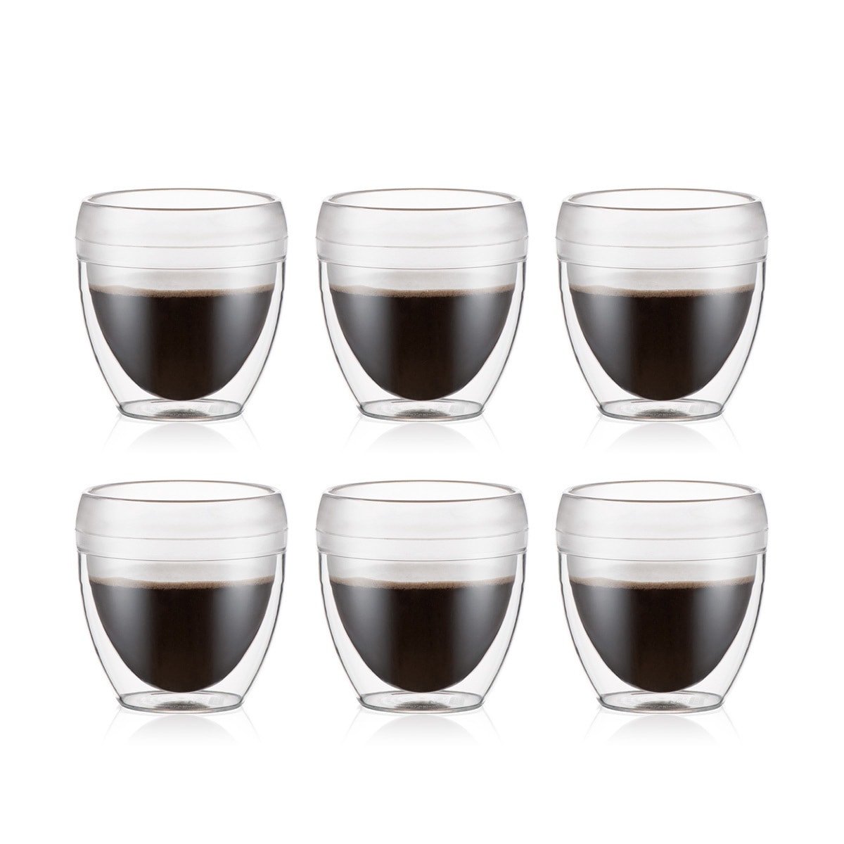 6 stk tumblerglass med doble vegger Bodum PAVINA OUTDOOR
