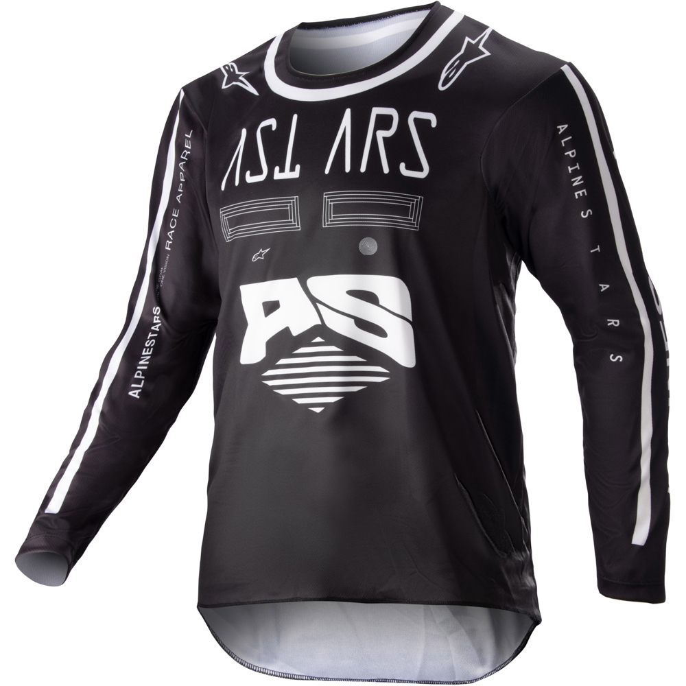 Alpinestars - Maillot enfant Kids Racer Found Noir / Blanc