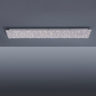 LED-Deckenleuchte Sparkle 100x25 Edelstahl