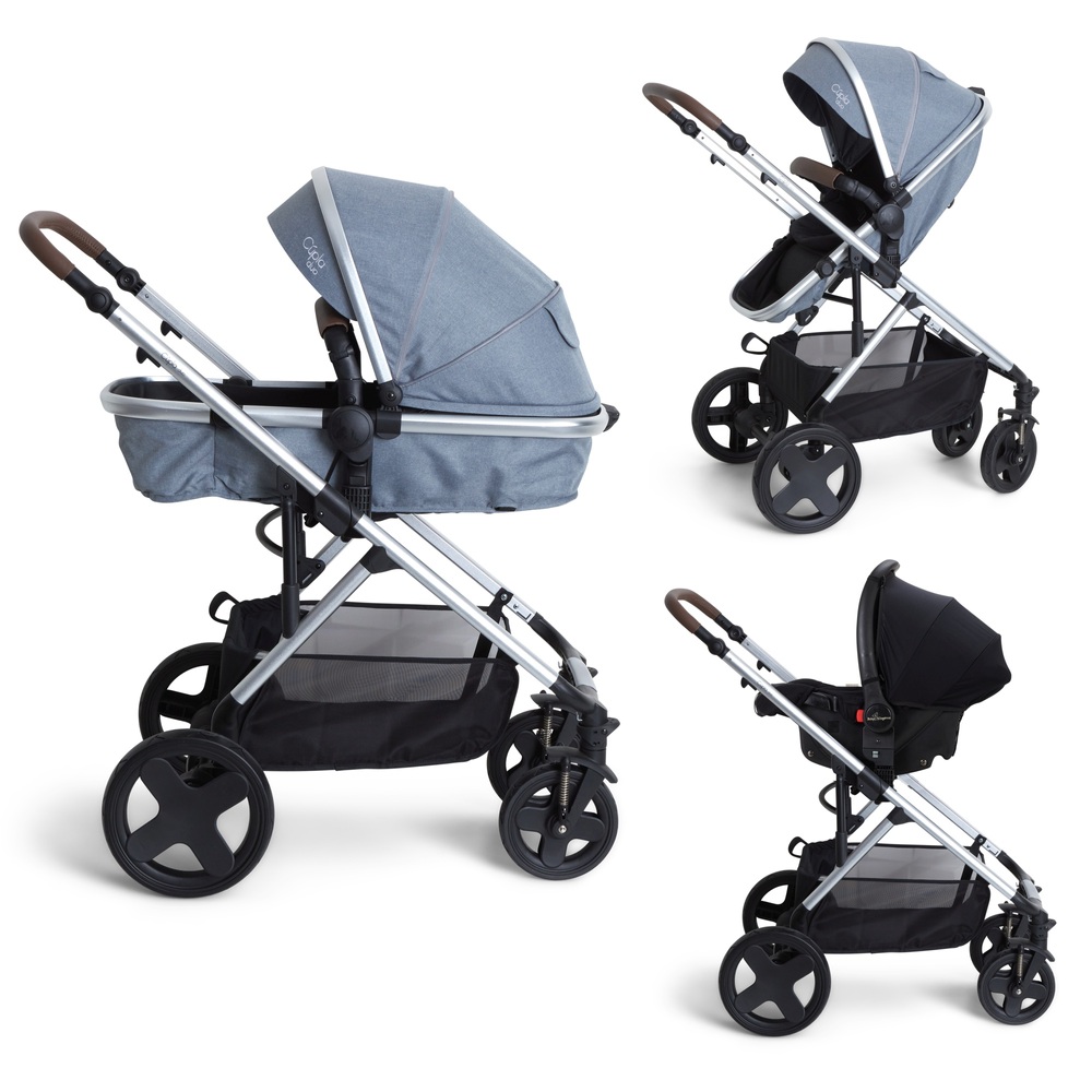 Baby Elegance Cupla Duo 2-in-1 Reisesystem – Grau