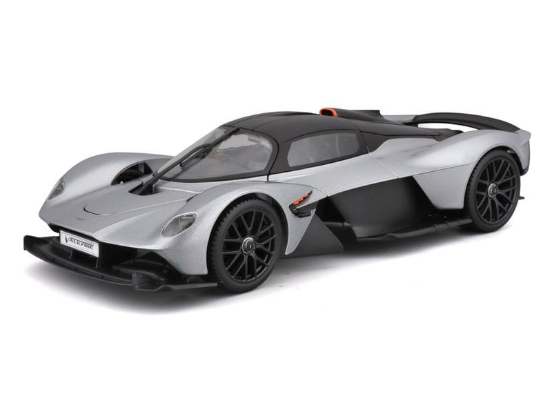 Maisto Sportwagen Aston Martin Valkyrie 2022 1:18 , Silber Sammlermodell im Massstab 1:18